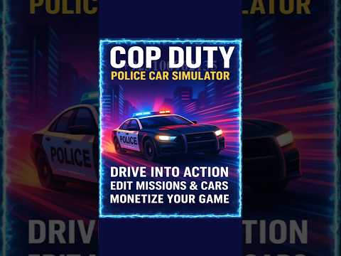 Cop Duty Police Car Simulator – FREE Unity Source Code (Download Now!)  #3dgamedevelopment