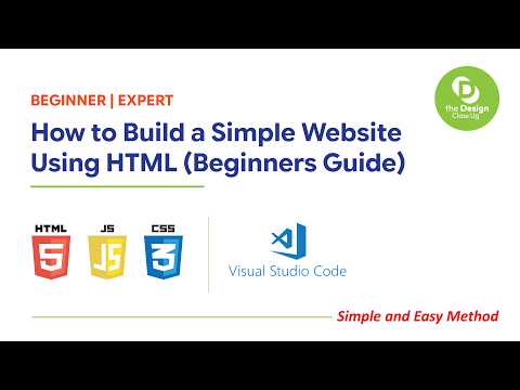 HTML Tutorial - How to Make a Super Simple Website (Beginners Guide)