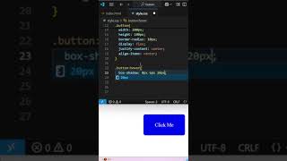 CSS Button Animation | Box Shadow #css #css3 #cssanimation #coding
