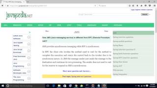 How JMS (Java messaging service) is different from RPC (Remote Procedure call)? | javapedia.net