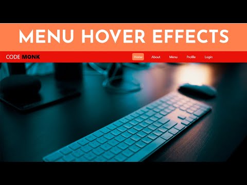 Menu Hover Effects | Navigation Hover Effects | HTML & CSS