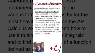 AP Calculus FRQ Tip #3 #calchelp #calculushelp #apcalchelp #apcalculushelp