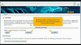 WebHosting Break Presents: How to Use the Backup Feature in cPanel