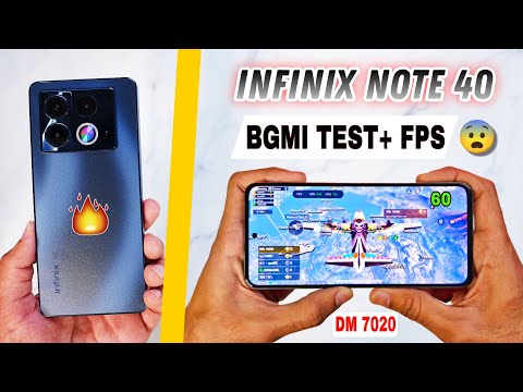 Infinix Note 40 5G Bgmi Pubg Test | Bgmi graphics settings, gyro | infinix note 40 bgmi battery test
