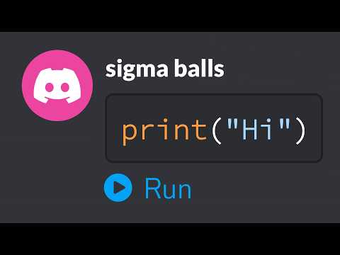 I turned Discord into a Code Editor