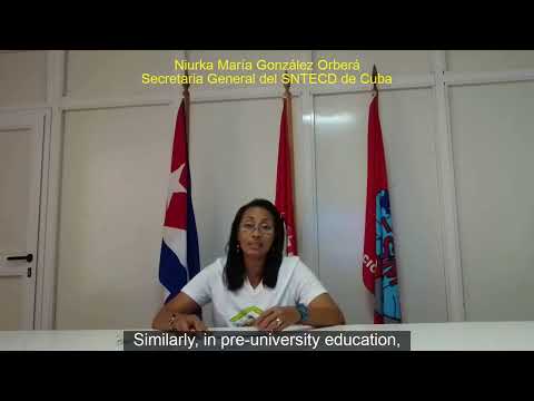 Niurka González Orberá (SNTECD's General Secretary) - CoDev's event: "Spotlight on Cuba" - Feb 2022