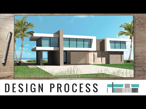 Modern Architecture | Grand Home Schematic Design Process Breakdown