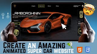 Create a Supercar Website from Scratch | GSAP ScrollTrigger Tutorial | using Html, Css & Javascript