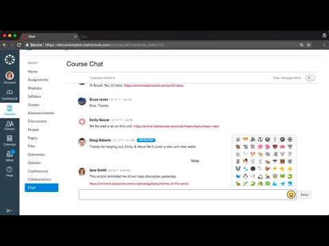 Chat   Canvas Tutorial Video Series