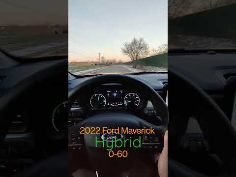 2022 Ford Maverick Hybrid 0-60 #shorts