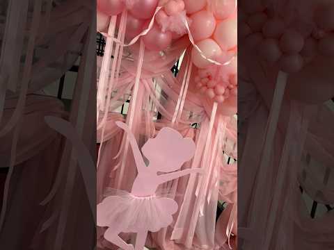 Ballet Party 🩰 # #balloons #birthdayballoons #balloongarland #birthday #balletbirthdayparty