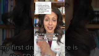 I start by prescribing FDA-approved #progesterone, and will use #progesteronecream in #perimenopause