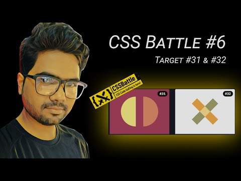 CSS Battle #6 - Conic (Target #31 - Equals & Target #32 - Band Aid)  - Solving Under 10 min