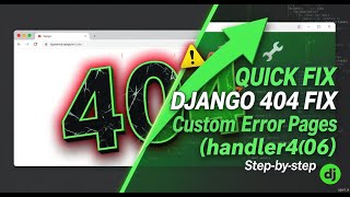 Tutorial 16 - Django 404 Error Handling Page | Custom Error Pages in Django