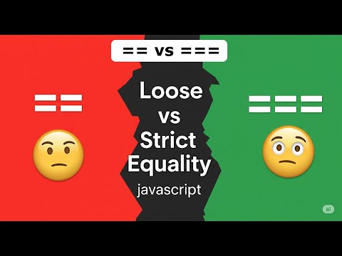 == vs === in JavaScript | Loose vs Strict Equality Explained with Examples