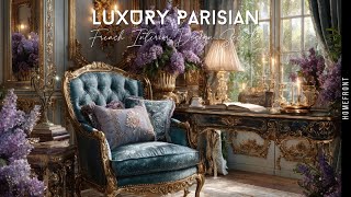 From Velvet Chaise to Gilded Mirrors: The Parisian Chic Home Aesthetic