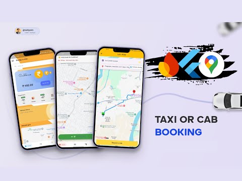🚖 Cab Booking App Using Flutter & Firebase | Full Project Showcase 🔥| Satyam KUmar
