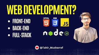 What is Web Development in Urdu | Front-end vs back-end vs full-stack Web Development