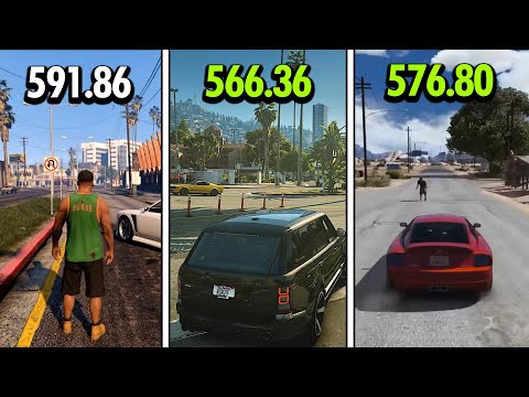 Best NVIDIA Driver for GTA 5? 591.86 vs 566.36 vs 576.80 Tested