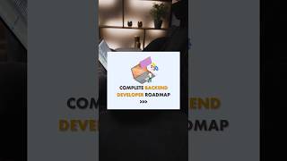 Beginning your backend dev. journey? Here's a roadmap for you! #backenddev #backend #fullstackdev
