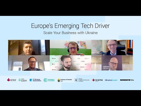 Panel Discussion at Europe’s Emerging Tech Driver: Scale Your Business with Ukraine