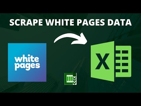 How to Scrape white pages without any coding.