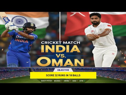 India Vs Oman Match Score 32 Runs In 18 Balls | Kiya 18 Balls Me Ho Payega 32 Run ? | crush Combo