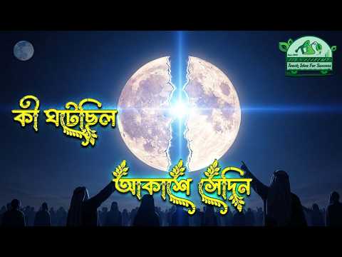মক্কার কাফেররা যখন চাঁদকে দুই টুকরো হতে দেখলো! 🌙 | Splitting of the Moon Story in Bangla|TIS ACADEMY