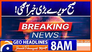 Trump sets 10-15 day deadline for Iran nuclear deal | Geo News 8AM Headlines 20 February 2026