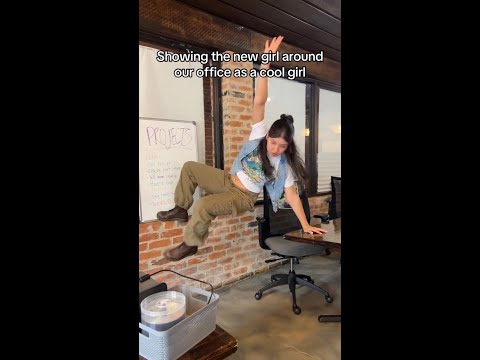 Showing the New Girl Around the Office