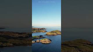 South-eastern coast of Harris, an island in the Scottish Outer Hebrides 4K Cinematic Drone Shots.