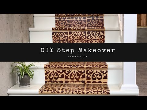 DIY Garage Steps Makeover