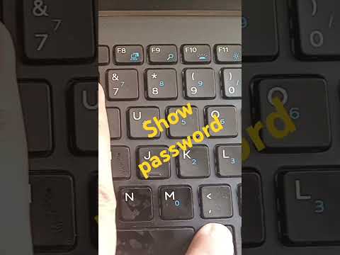 Show your password on the sign-in screen