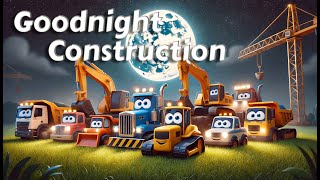 Goodnight Construction Site 👷🏼🚧 | THE IDEAL Cozy Bedtime Stories for Babies and Toddlers