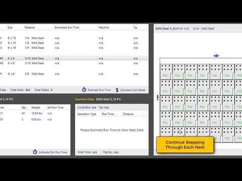 Machine Run Time Estimating Overview