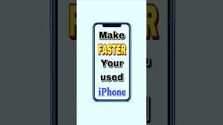 Make your old iphone faster || iphone smart tips | #tipsandtricks #iphonetutorial
