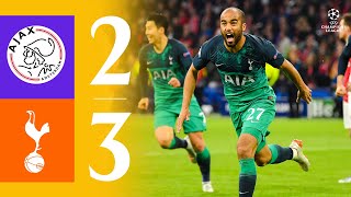 チャンピオンズリーグ準決勝史上最高の試合？ | アヤックス 2-3 トッテナム・ホットスパー | クラシックハイライト