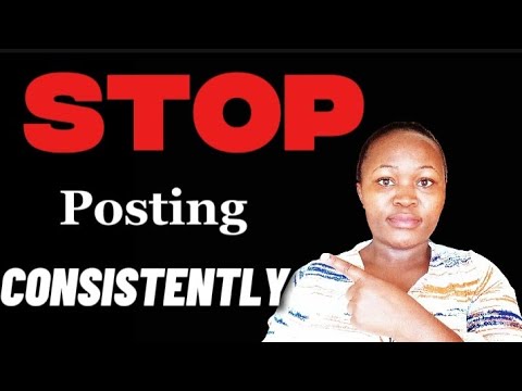STOP POSTING CONSISTENTLY!! It's Killing Your Channel