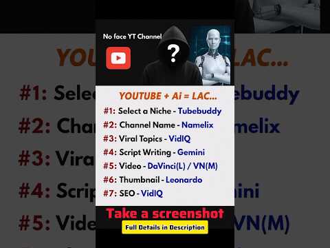 🔥 Start a Faceless YouTube Channel Using AI Tools | Earn Lacs in 2025 #facelessyoutube #shorts