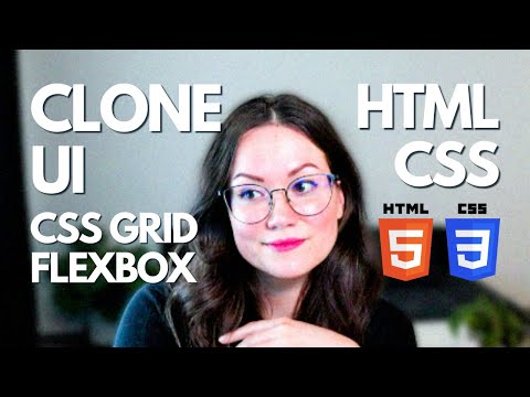Build Clone UI Awareness App || HTML and CSS || Learn CSS GRID, FLEXBOX and code along