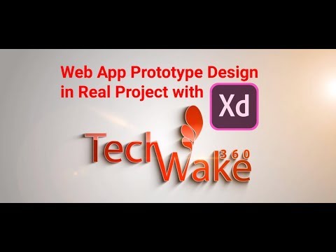 Web App Prototype Design with Real Project in Adobe XD 2019 | Part-01