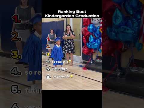 Ranking The Funniest Kindergarden Graduations
