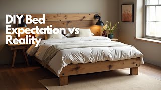 DIY Bed Platform Build – Expectation vs Reality (Beginner Project)