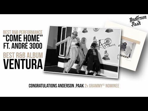 Congratulations Anderson .Paak on GRAMMY® Nods
