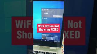 How to Fix Missing WiFi Option in PC & Laptop #techupdates #motivation #shorts
