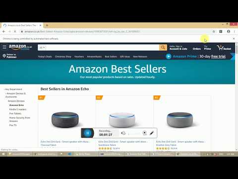 amazon best sellers url scraper