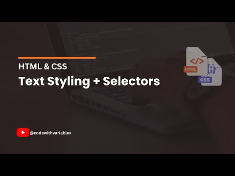 HTML & CSS Text Styling + Selectors — Build a Bio Card