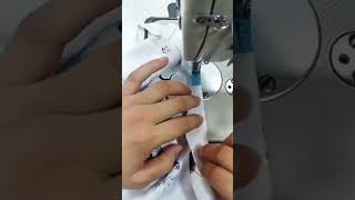 A fun sewing technique with neat and precise results #shorts