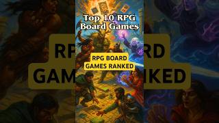 Top 10 RPG Board Games Ranked  #ttrpg #top10 #rpggames