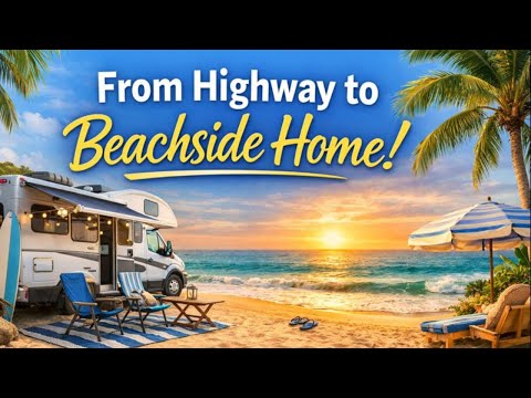 From Highway to Beachside Home 🌴🚐 | RV ADVENTURE